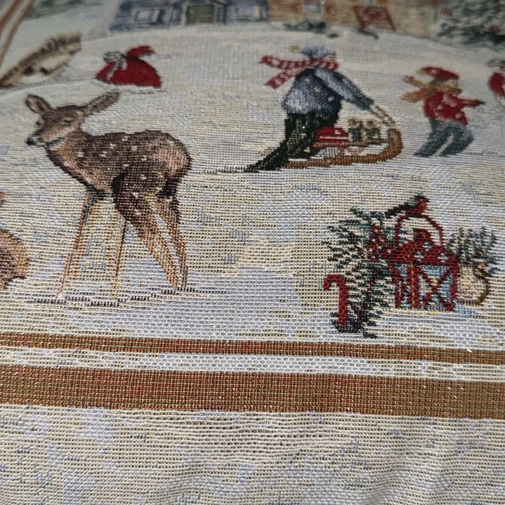 Caldeira Crosstitch Christmas stitched pillows